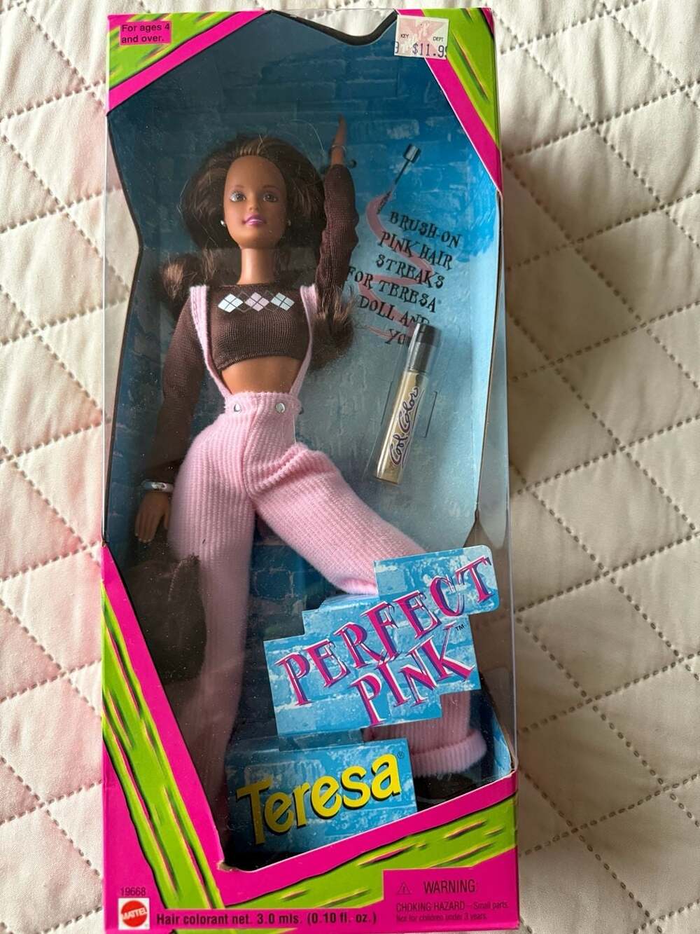 1997 Mattel Perfect Pink Teresa Doll #19668